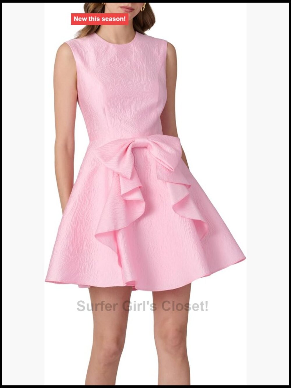 Shoshanna Gabby Dress Silk Jacquard Sheath Zipper Back Sleeveless